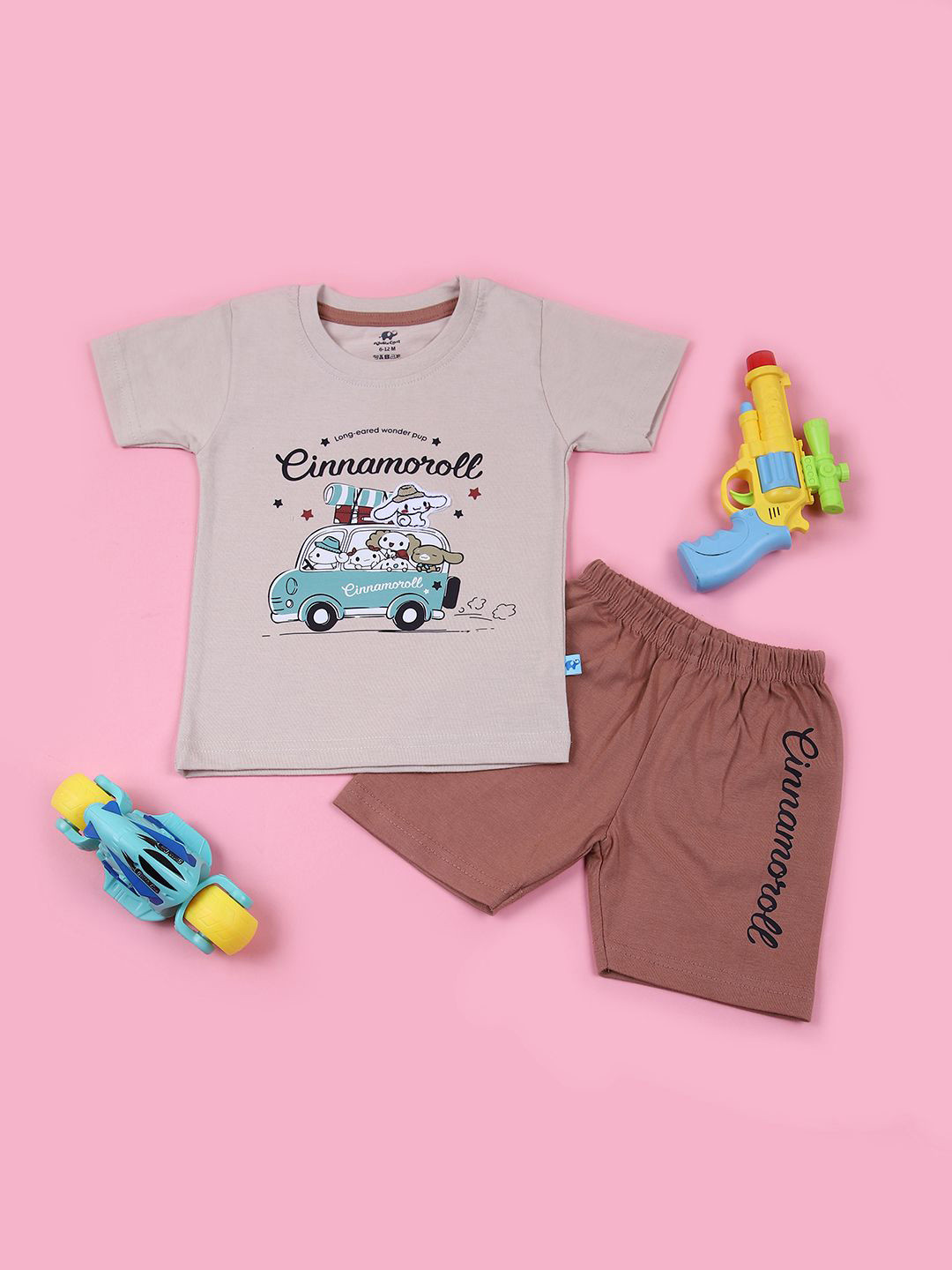 V-Mart Infants Printed T-shirt With Shorts