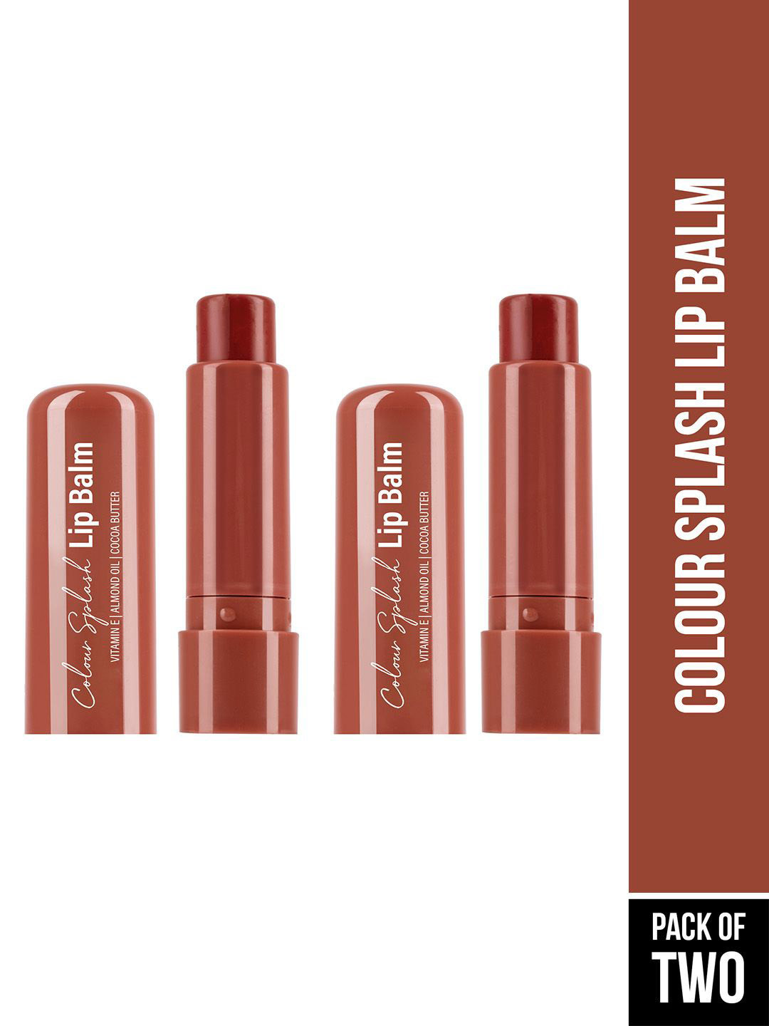 Hilary Rhoda Set Of 2 Colour Splash Lip Balm With SPF-15 - 3g Each - Shade -02