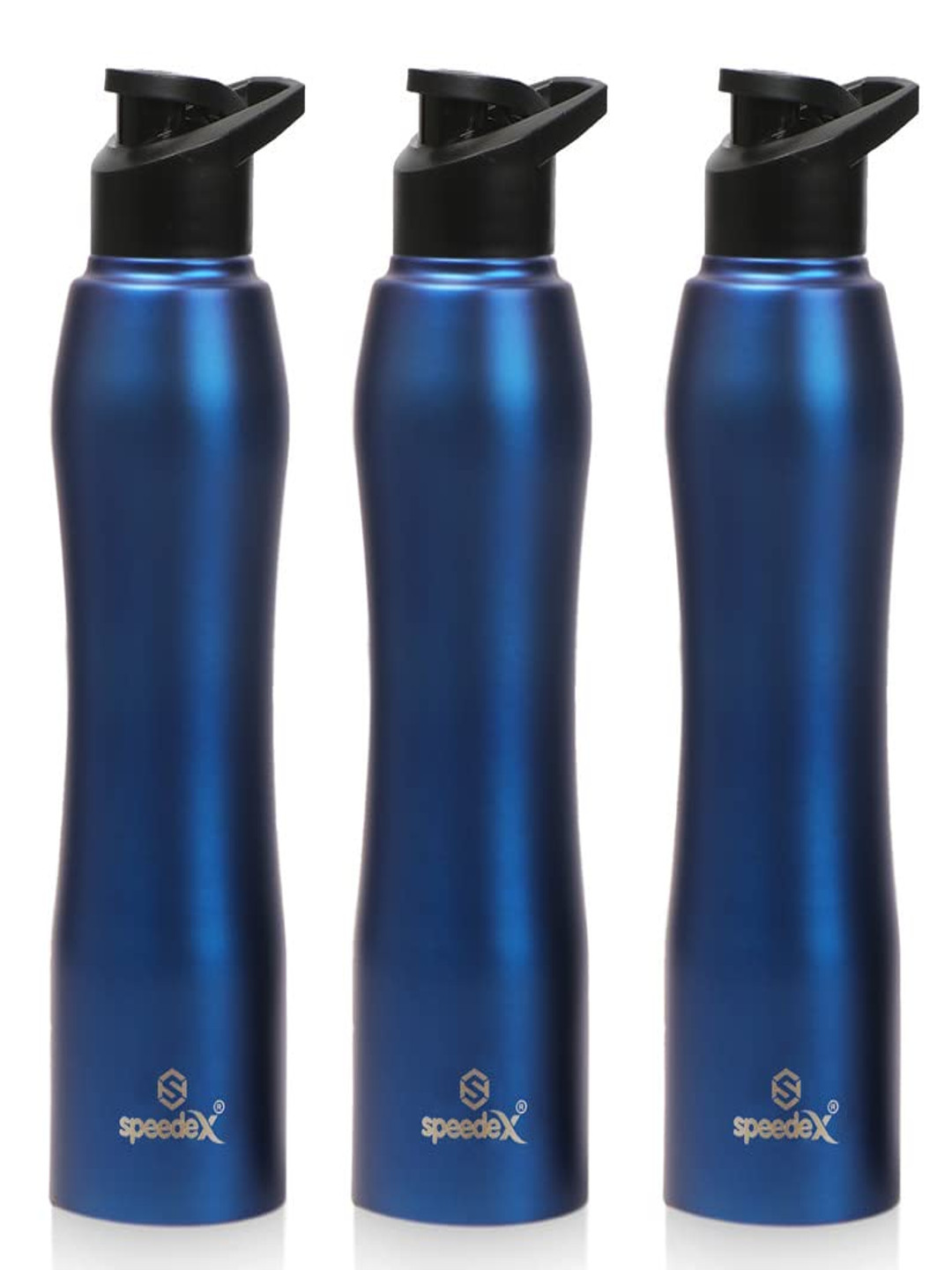 Speedex Blue Brand Logo Stainless Steel Fridge Safe 3 Piece Sipper - 1L