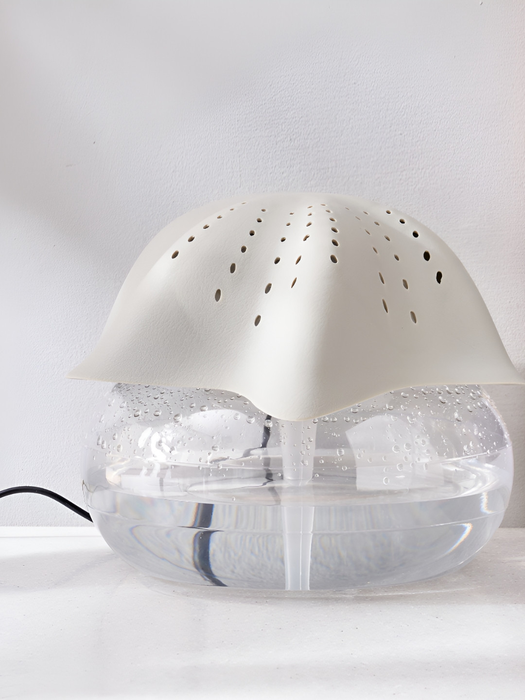 Home Centre White Lavender Revitaliser Polypropylene Electric Aroma Humidifier