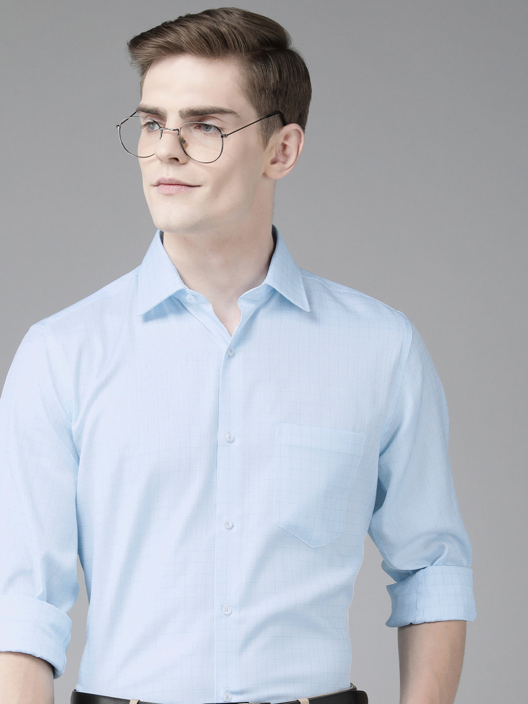 Van Heusen Checked Formal Shirt