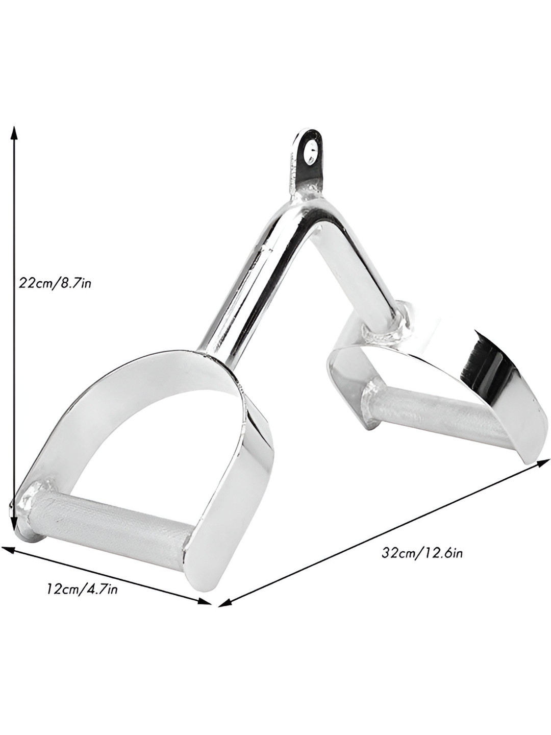 YMD Rowing Double D, V-Shaped Handle