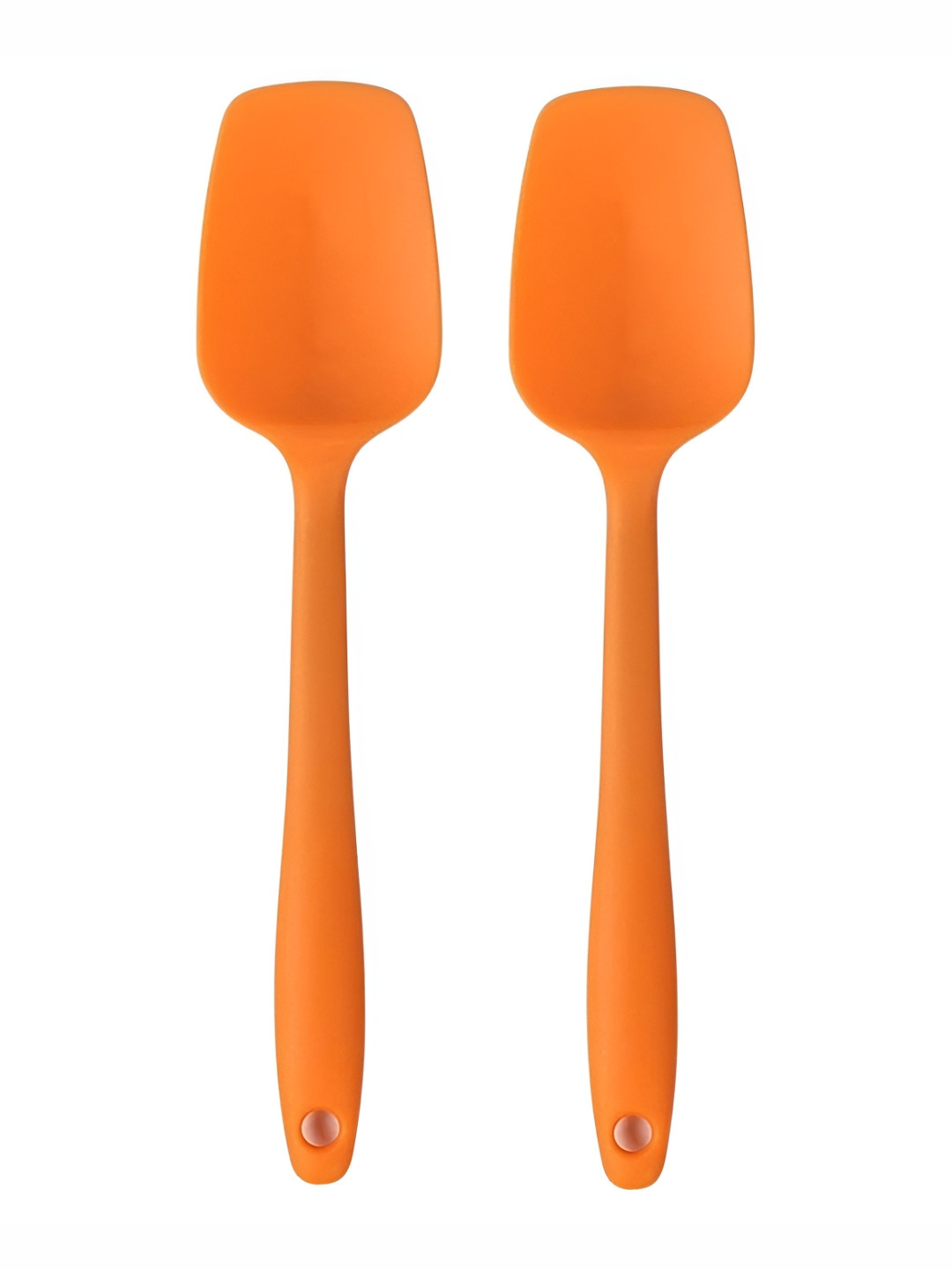 Baskety Orange 2 Pieces Silicone Spoon Spatula