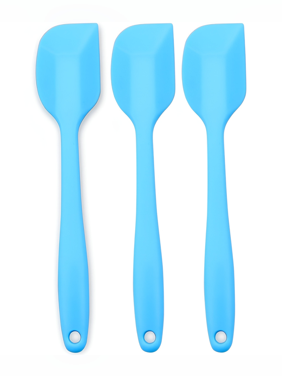 Baskety Blue 3 Pieces Cake Batter Cream Scraper Spatula