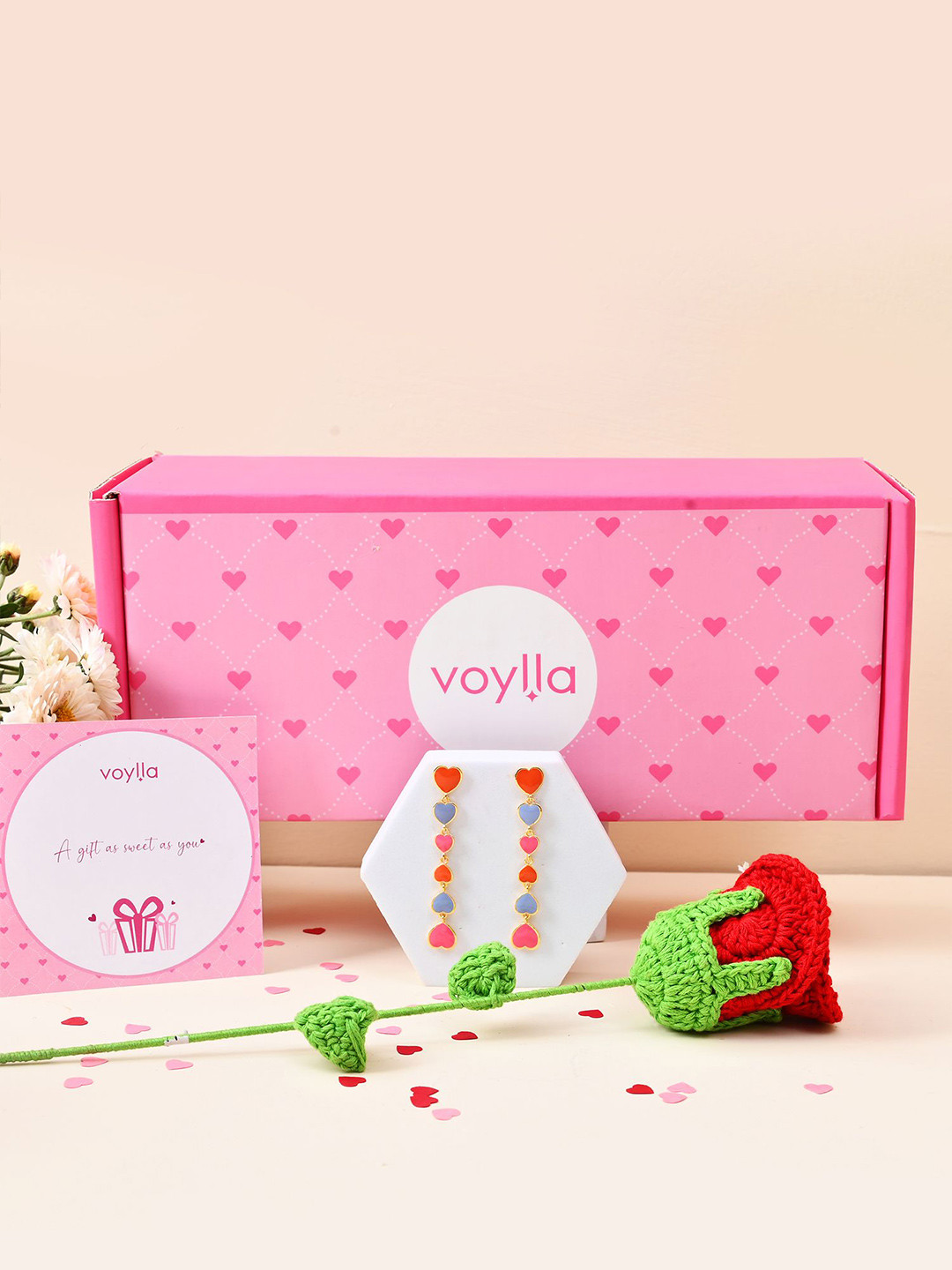 Voylla Floral Bliss Valentine Hamper