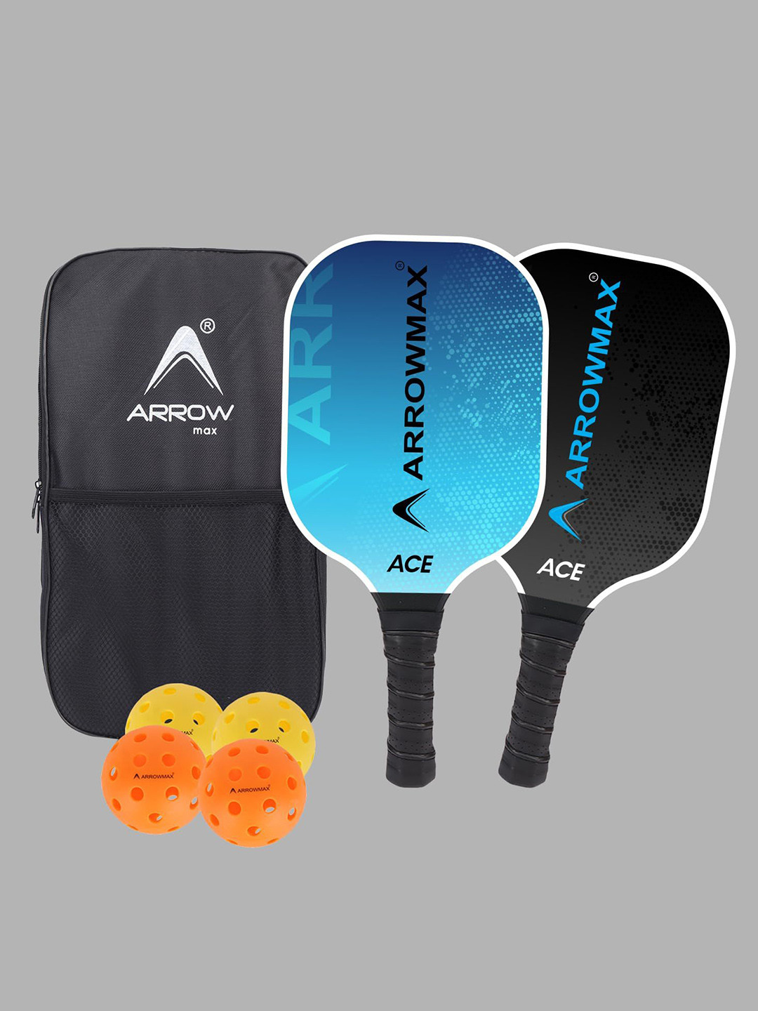 ARROWMAX 4 Pc Pickleball Rackets Paddle Set
