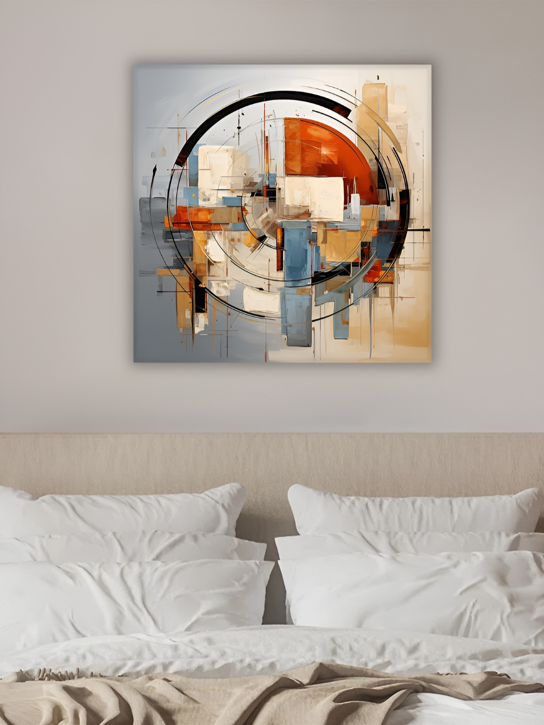 Art Street Grey & Brown Abstract Wall Art