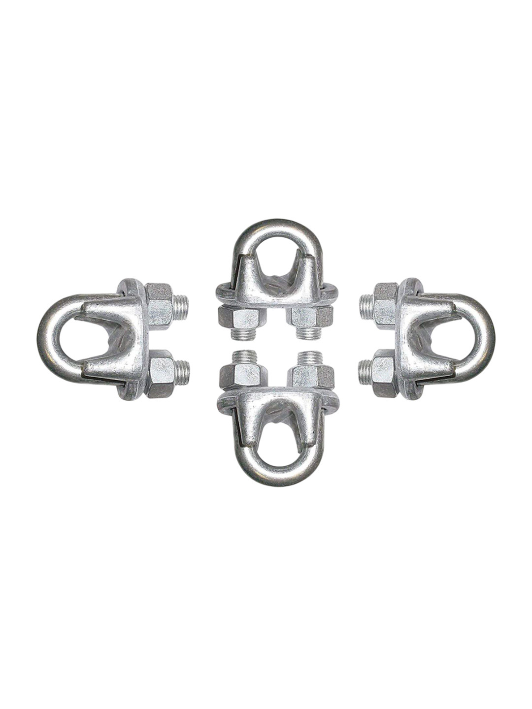 HackerX Men 4-Pcs U-Lock Gym Machine Wire Sports Equipment