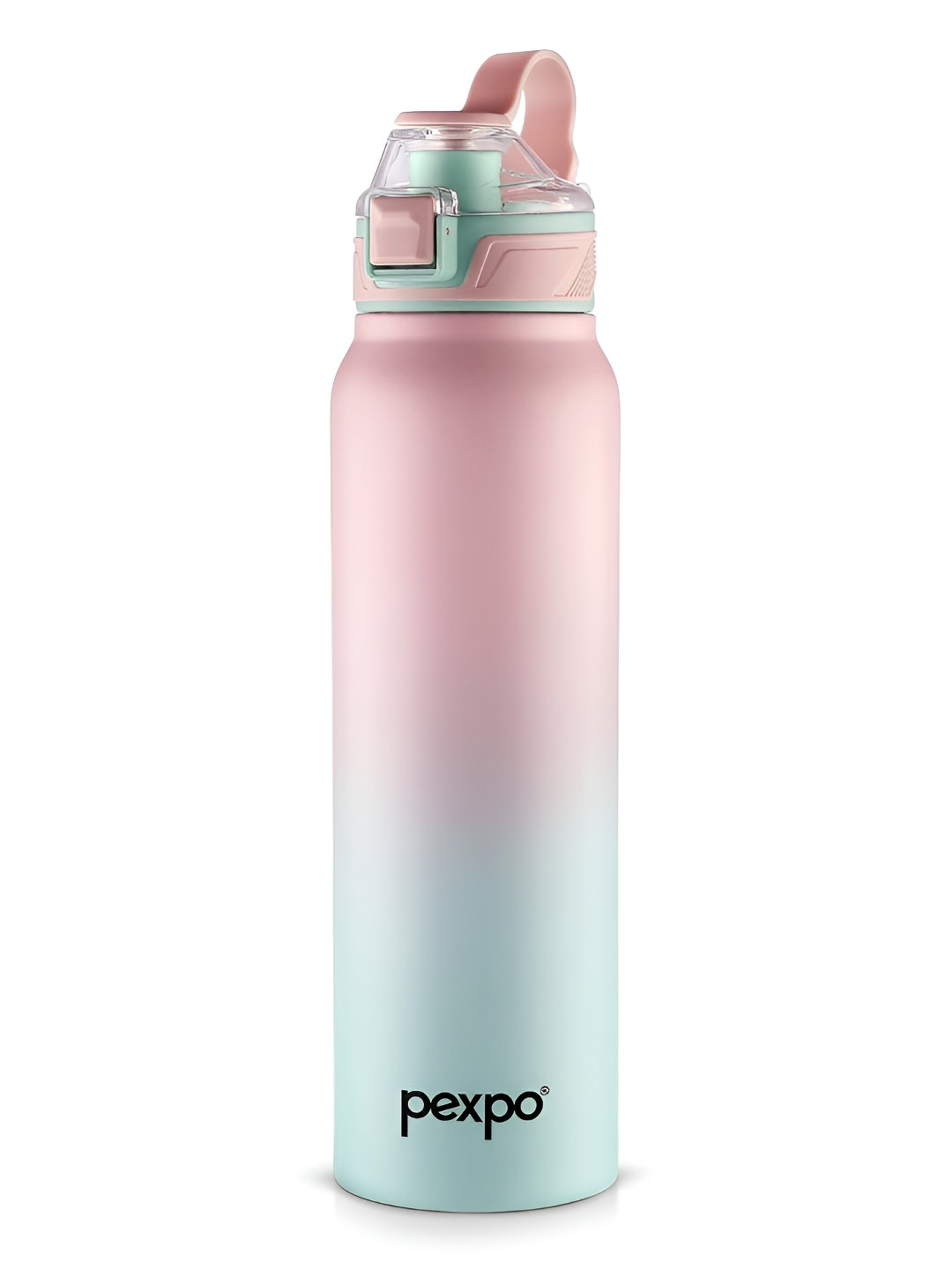 Pexpo PXP 1082 DZZ OMBRE (PK+GR) AMAZE Stainless Steel Double Wall Vacuum Flask - 940ml