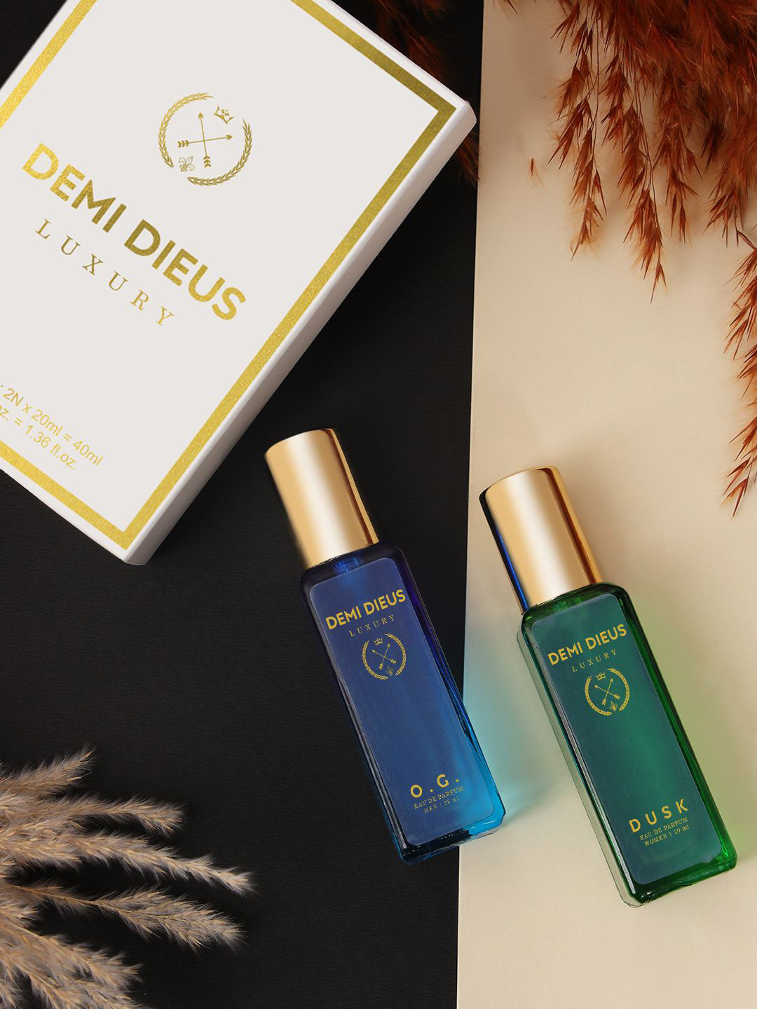 DEMI DIEUS Set Of 2 Dusk & O.G Long Lasting Eau De Parfum - 20 ml Each