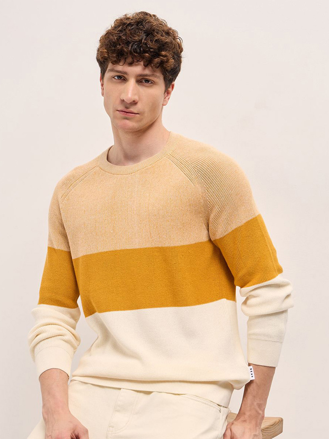 THE BEAR HOUSE Colourblocked Raglan Sleeves Tshirts