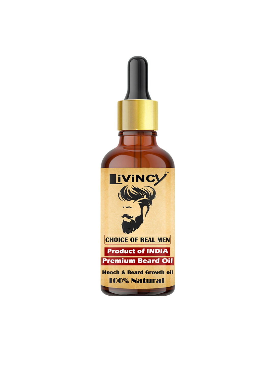 LIVINCY Beard Growth Oil For Nourishing & Growth Boosting - 30 ml Each