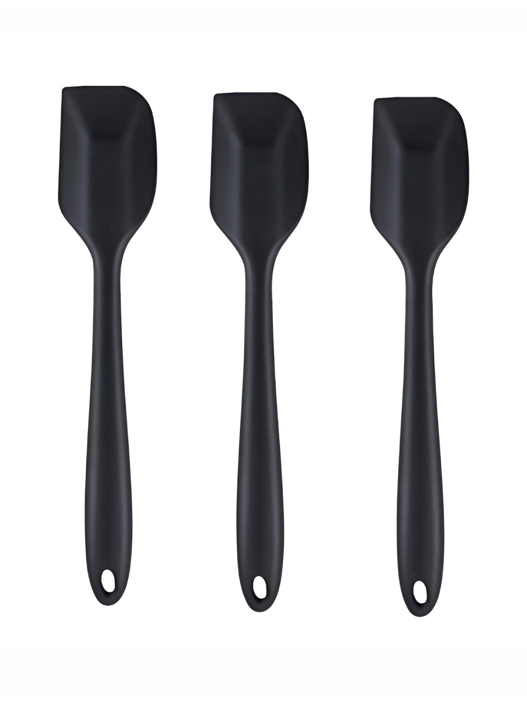 Baskety Black 3 Pieces Cake Batter Cream Scraper Spatula