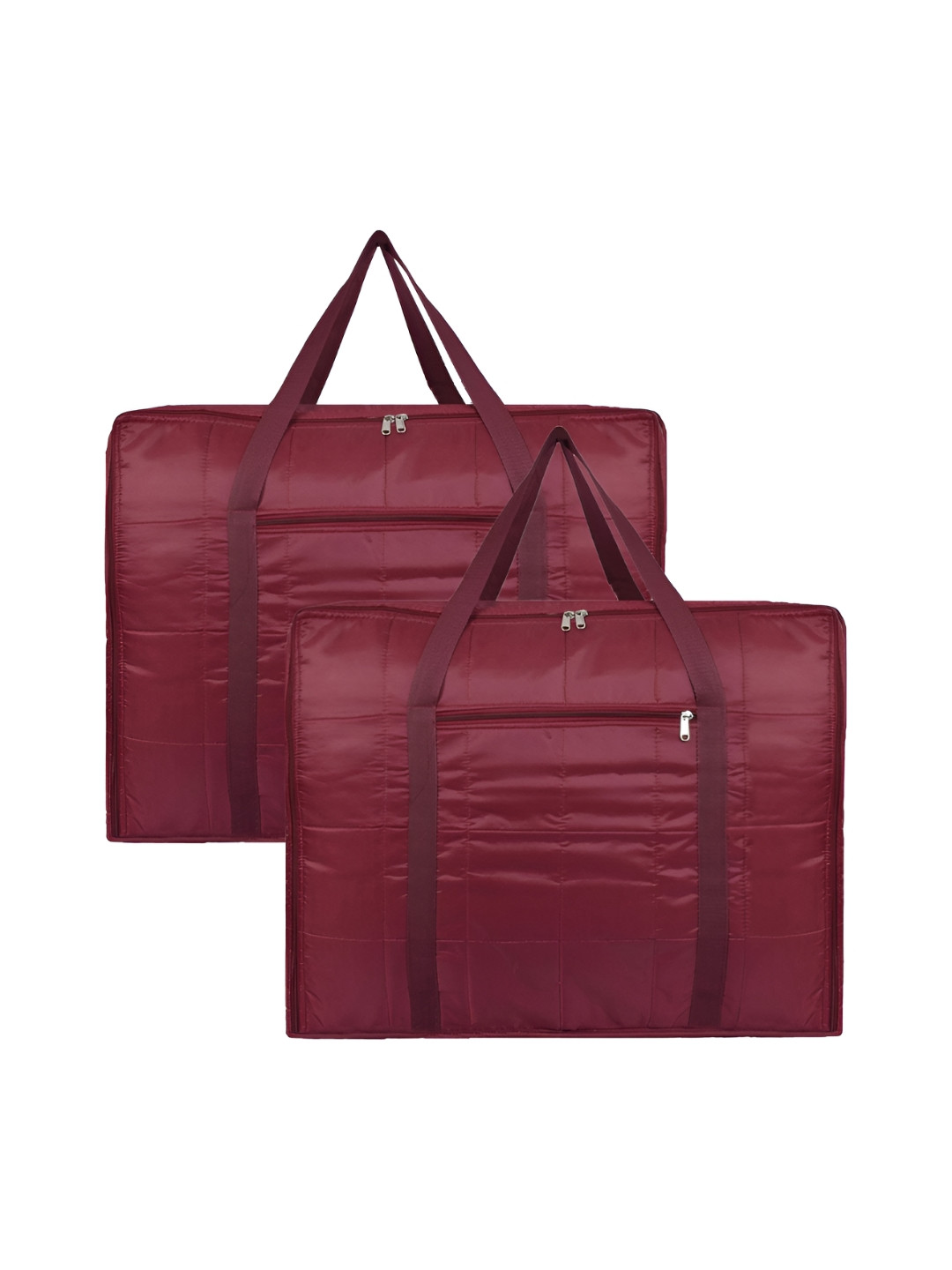 ANKIT INTERNATIONAL Maroon 2 Pieces Handbag Wardrobe Organisers