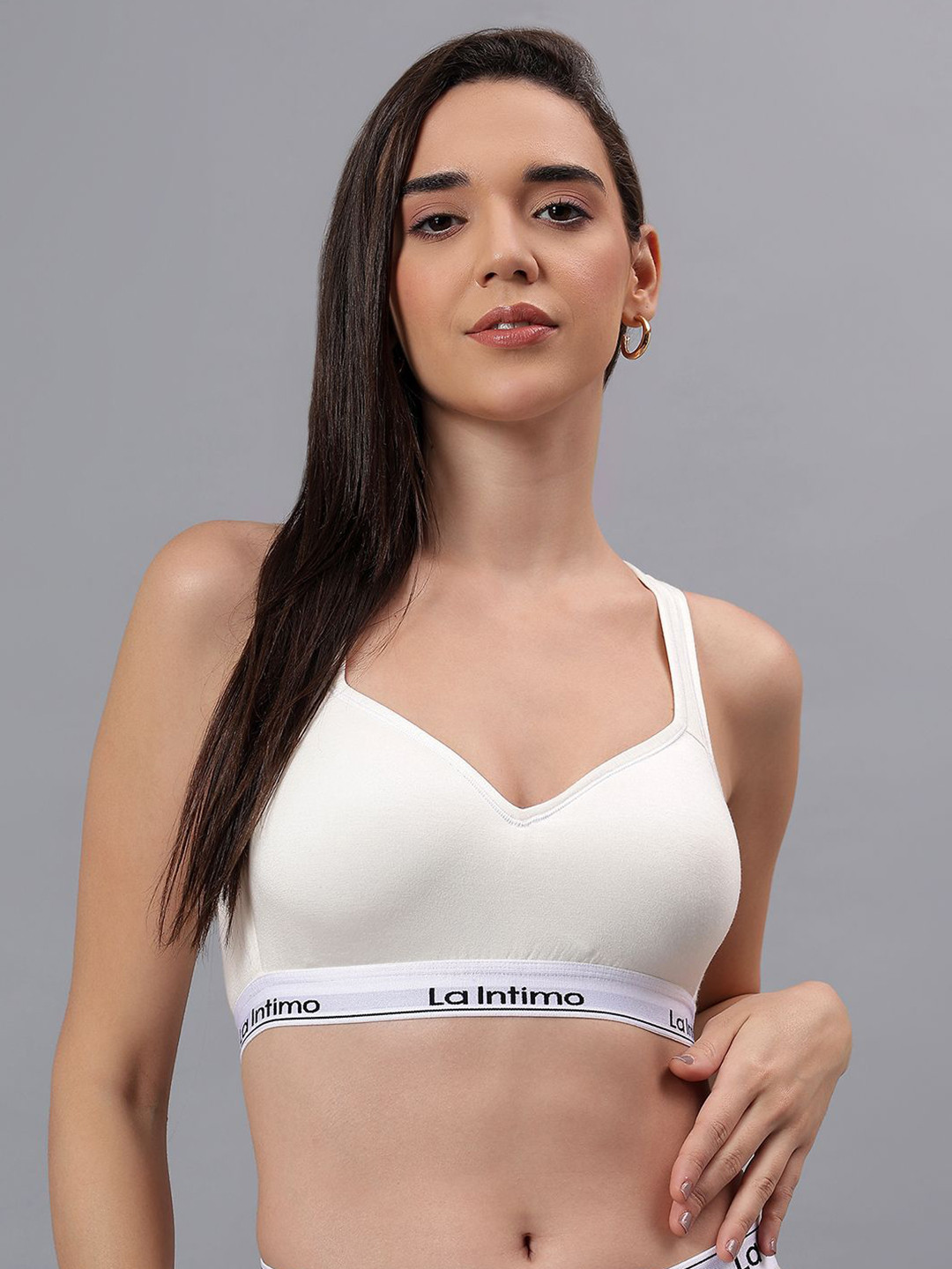 La Intimo Workout Full Coverage All Day Comfort Lightly Padded Bra