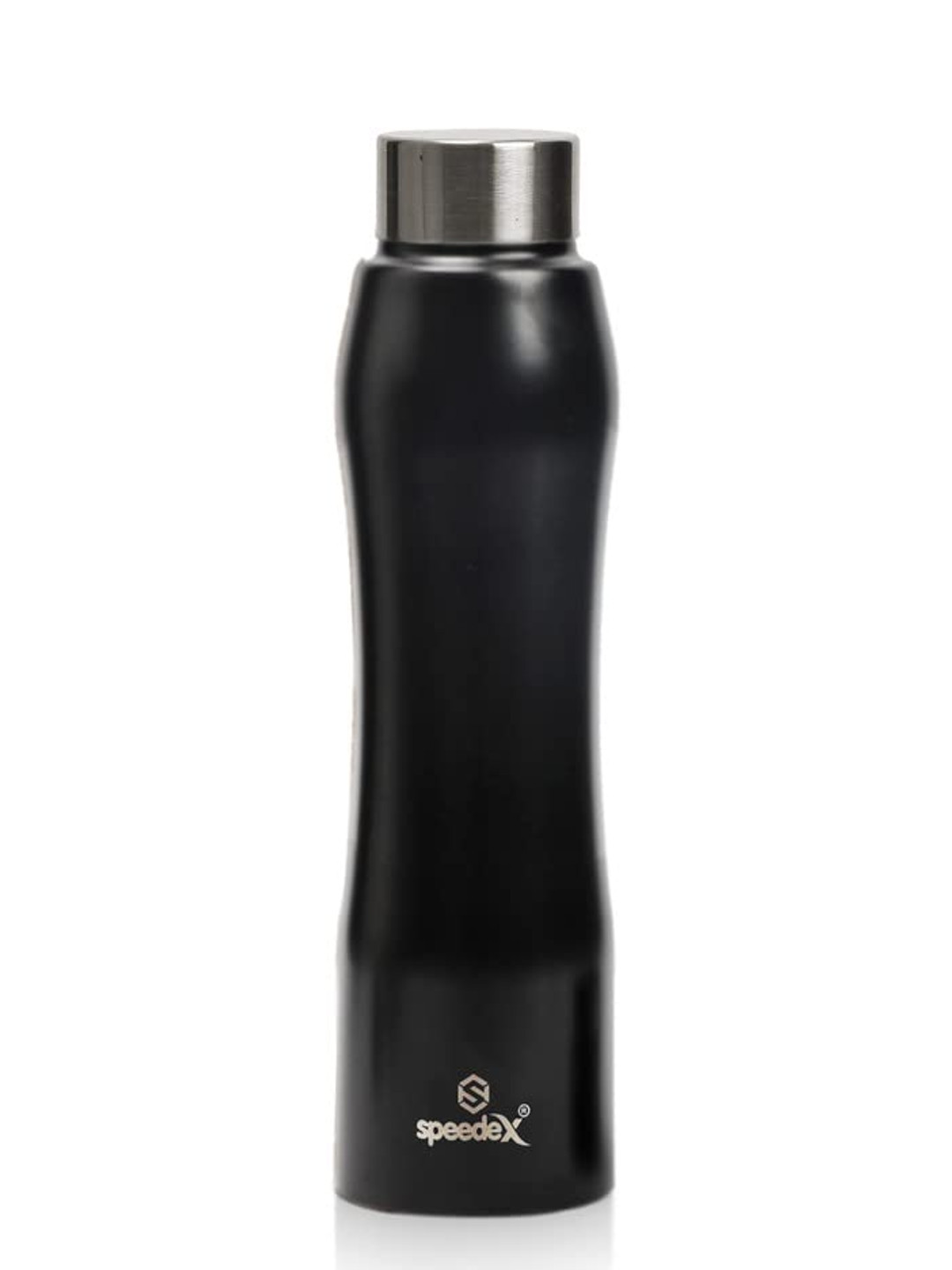 Speedex Black Brand Logo Stainless Steel BPA Free Water Bottle - 1L