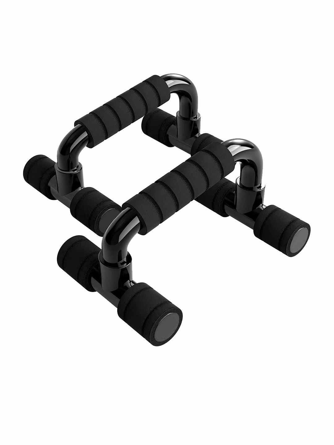 HackerX 2-Pcs Multifunctional Portable Push Up Board & Bar Workout Accessories