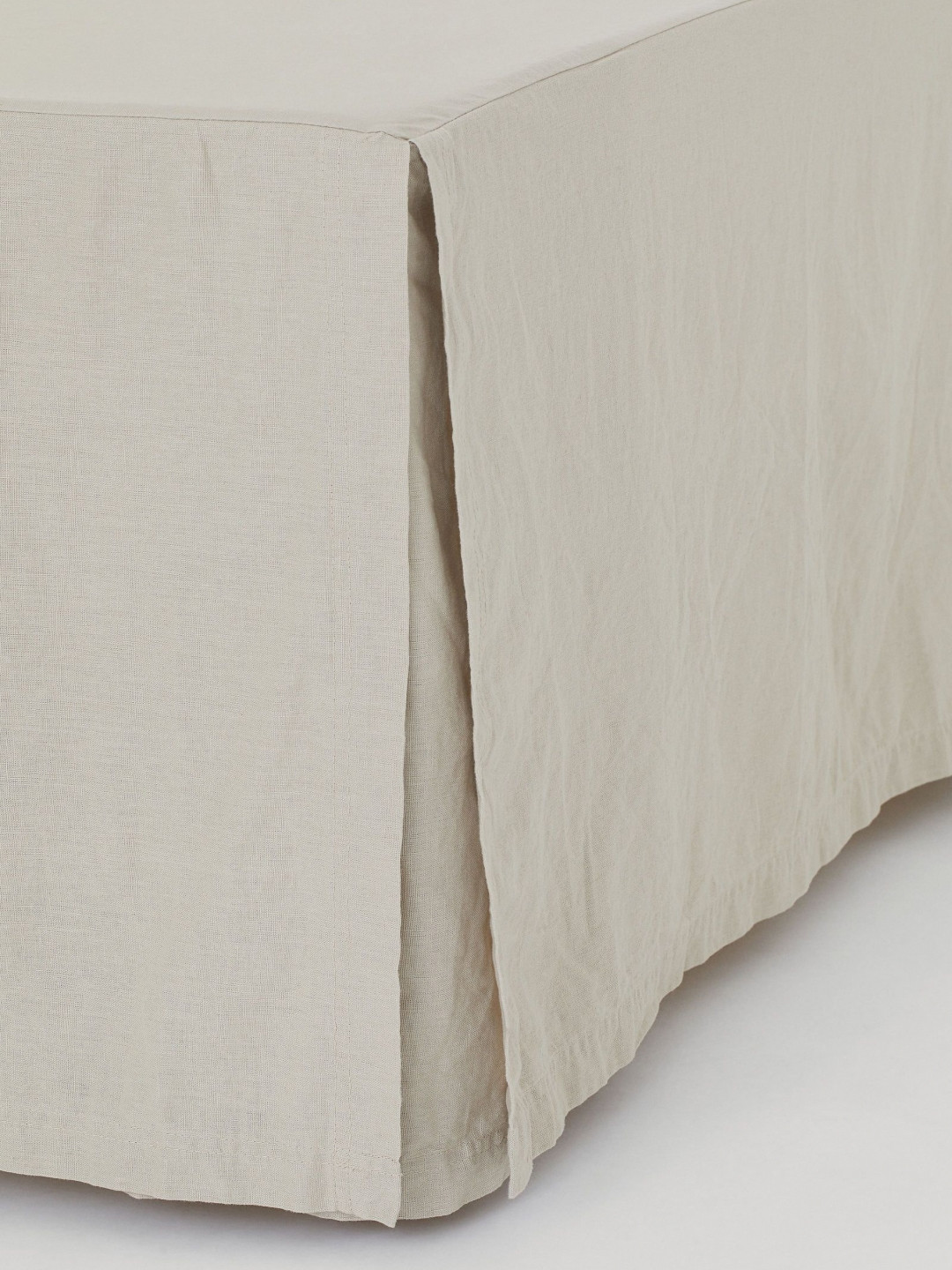 H&M Beige Linen-Blend Single Valance