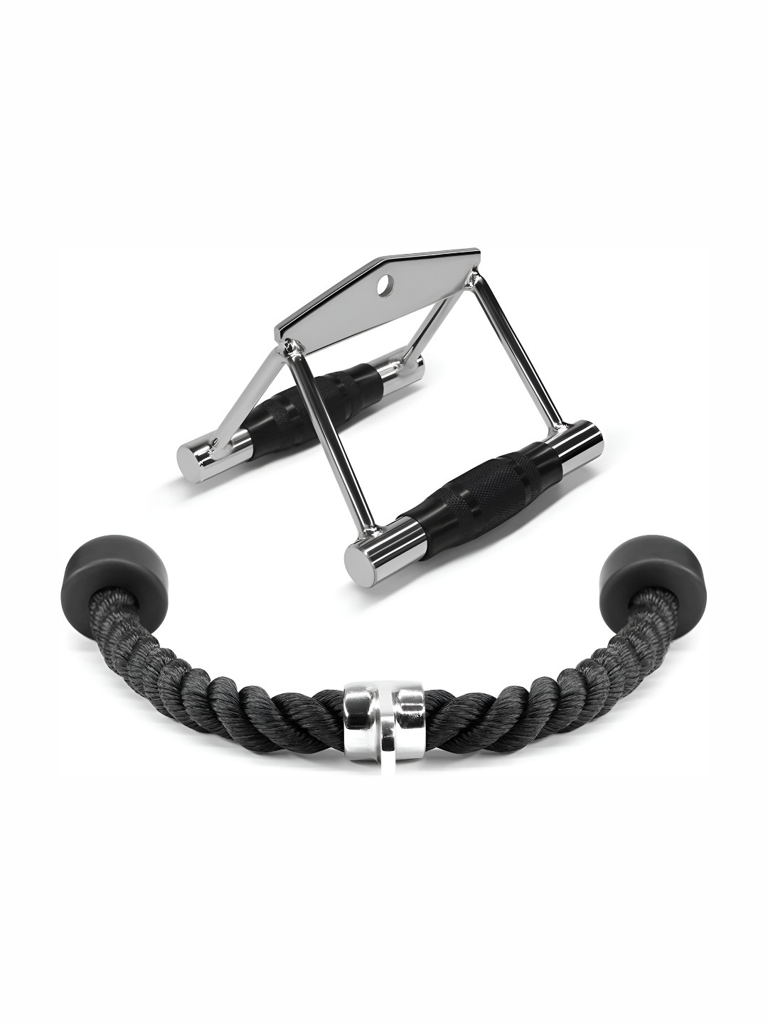 YMD Tricep Press Down Cable Machine Attachment Set