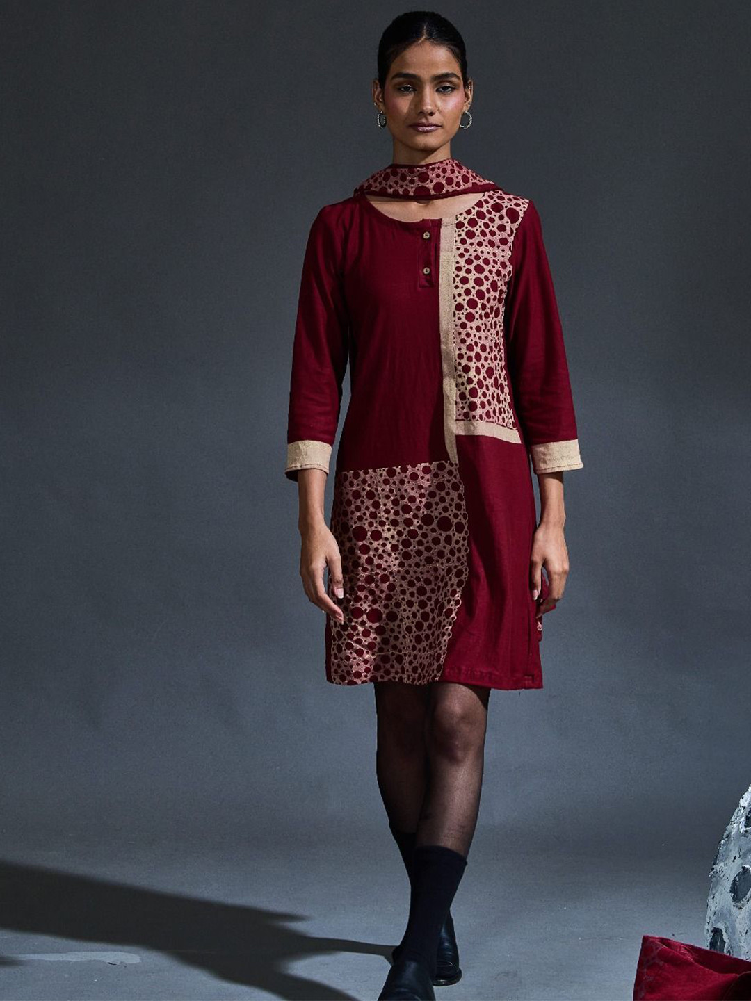 Banana Labs A-Line Cotton Dress