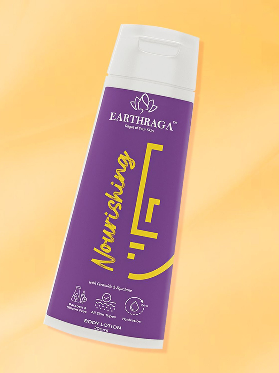 Earthraga Nourishing Body Lotion With Ceramide And Squalane - 200 ml