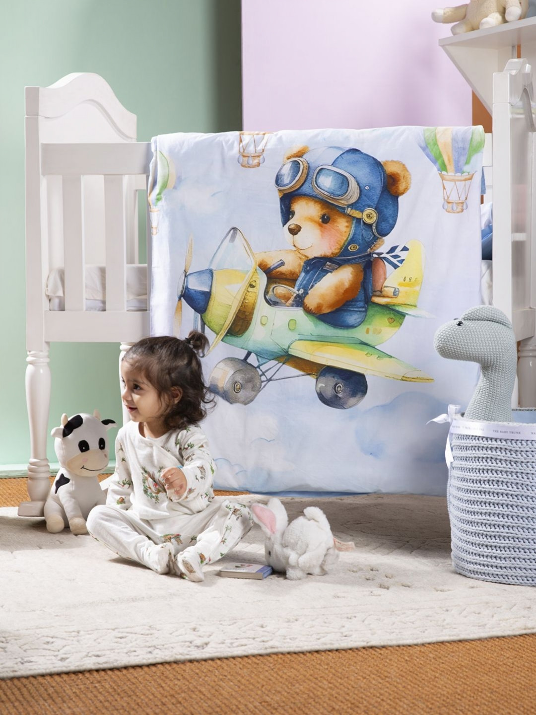 THE BABY TRUNK Printed 210 GSM Egtyptian Cotton AC Room Kids Comforter