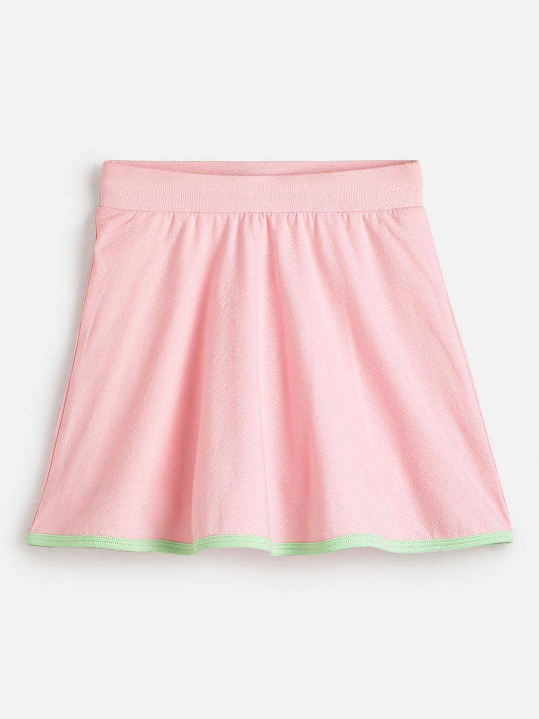 You Got Plan B Girls Pure Cotton Above Knee Skater Skirt With Inner Shorts