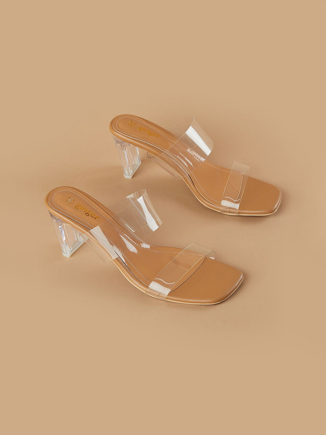 Ginger by Lifestyle Women Block Heel Sandals