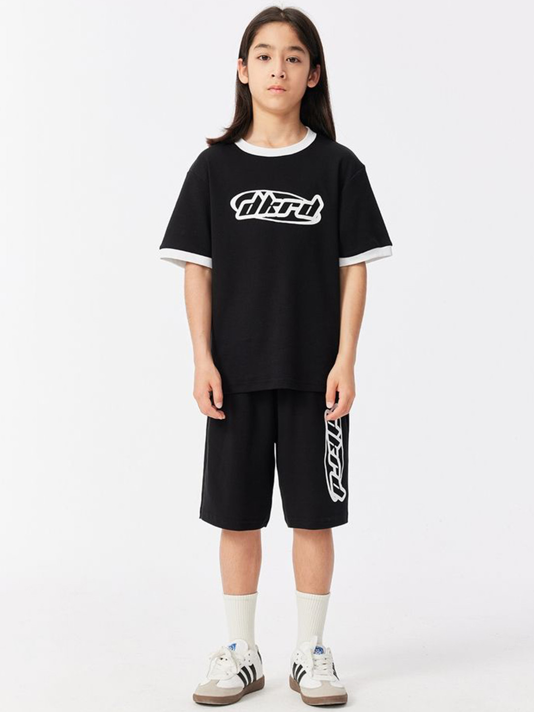 LULU & SKY Unisex Kids Printed High Rise Slip On Sports Shorts