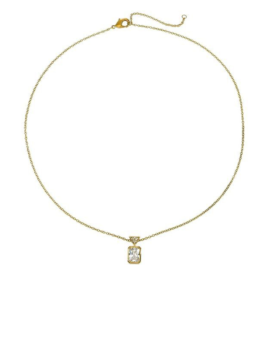 ISHI New York 18K Gold-Plated Zirconia Necklace