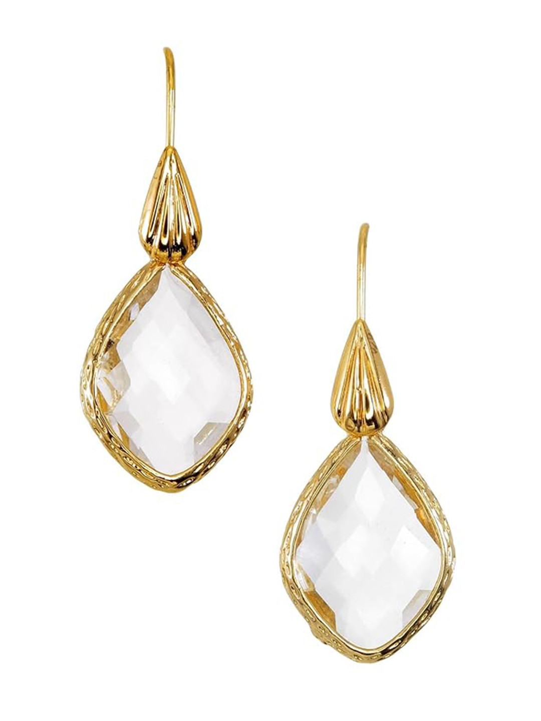 ISHI New York 18K Gold-Plated Swirls Earrings