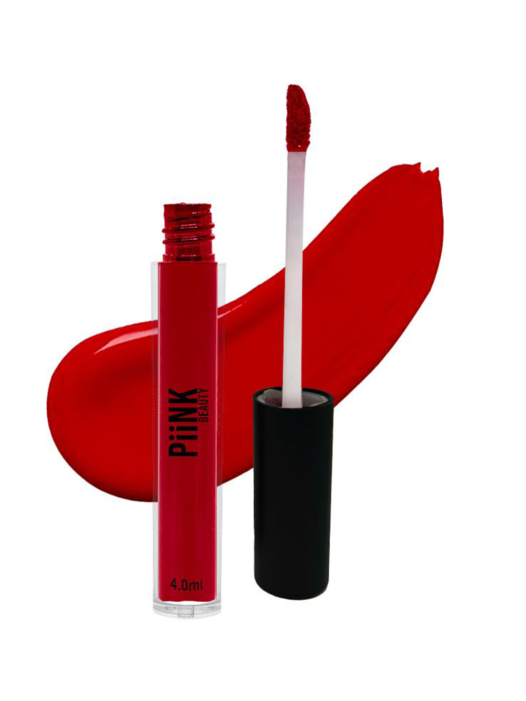 PiiNK Beauty Stay Put Long Lasting Matte Liquid Lipstick - 4 ml - Red - 04