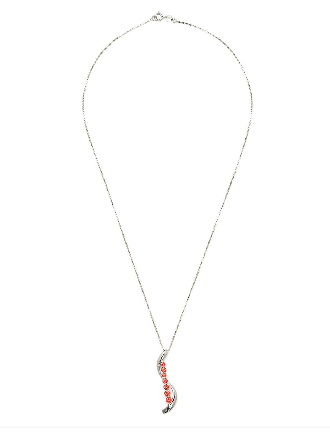 ISHI New York 925 Sterling Silver Seven Chapters CZ Necklace