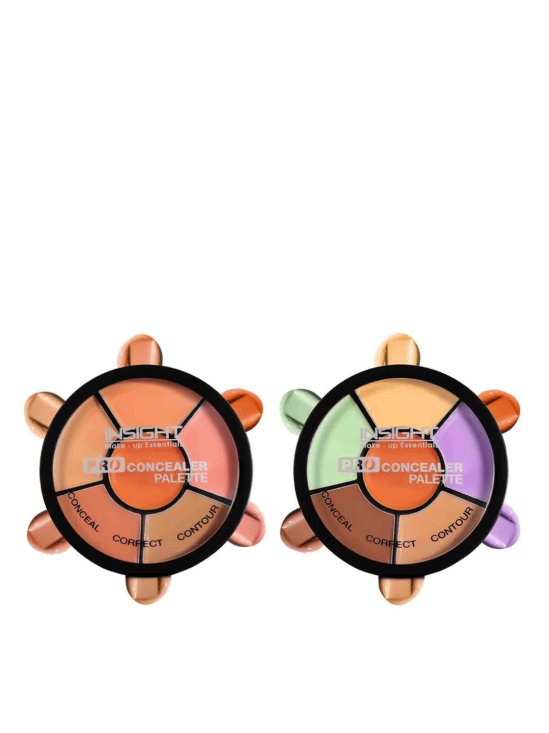 Insight Cosmetics Set of 2 Pro Concealer Palette To Conceal Correct & Contour - 15 g each