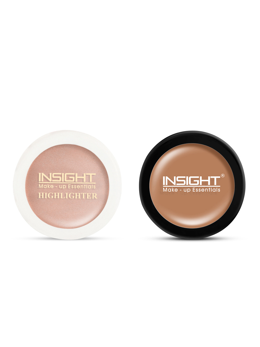 Insight Cosmetics Set of Highlighter - Moonstone Bliss & Concealer - Medium Yellow