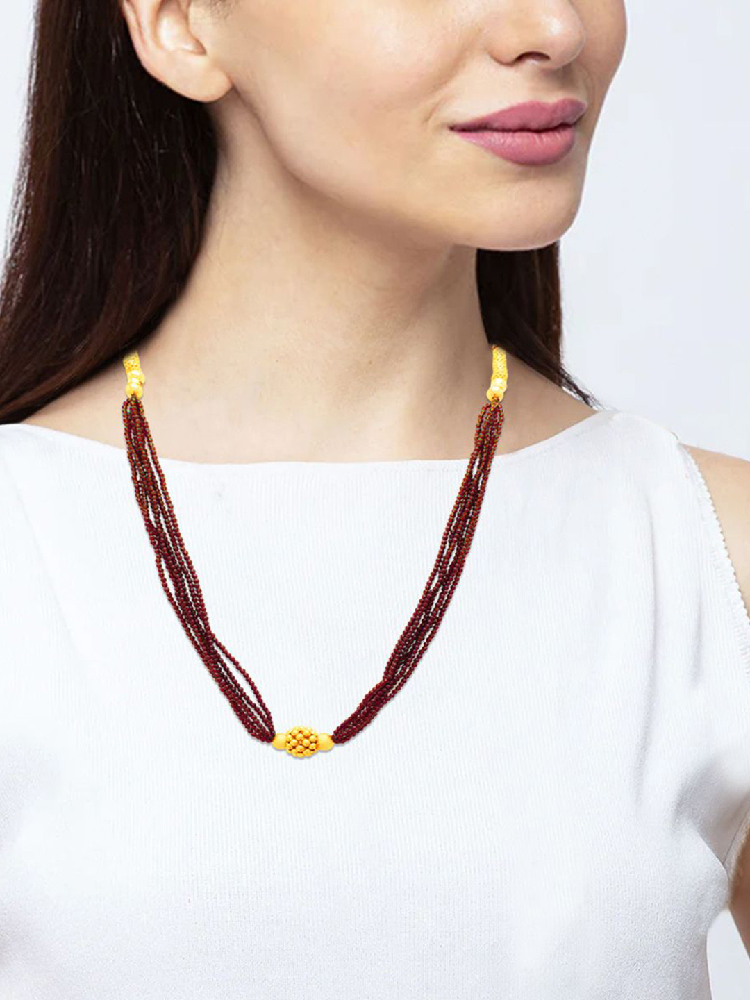 WHP JEWELLERS Women 22 KT Gold Neckchain 0.85gm