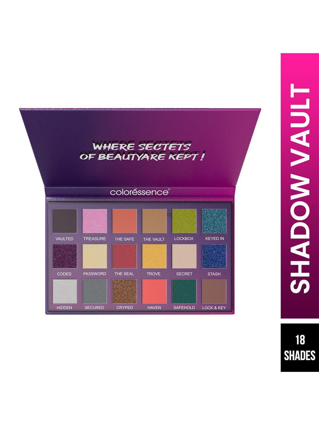 Coloressence Shadow Vault Waterproof Eyeshadow Kit