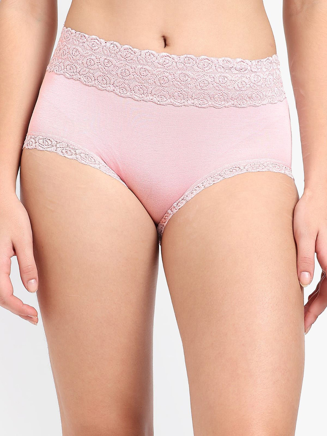 Munaafi Seamless Mid Rise Hipster Briefs - 0463-LIGHTPINKK