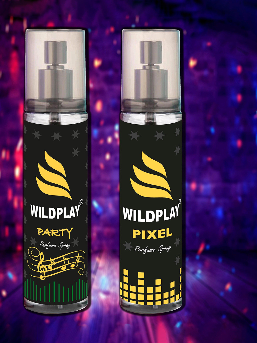 WILDPLAY Set of 2 Party & Pixce Alcohol Free Perfume - 50 ml Each
