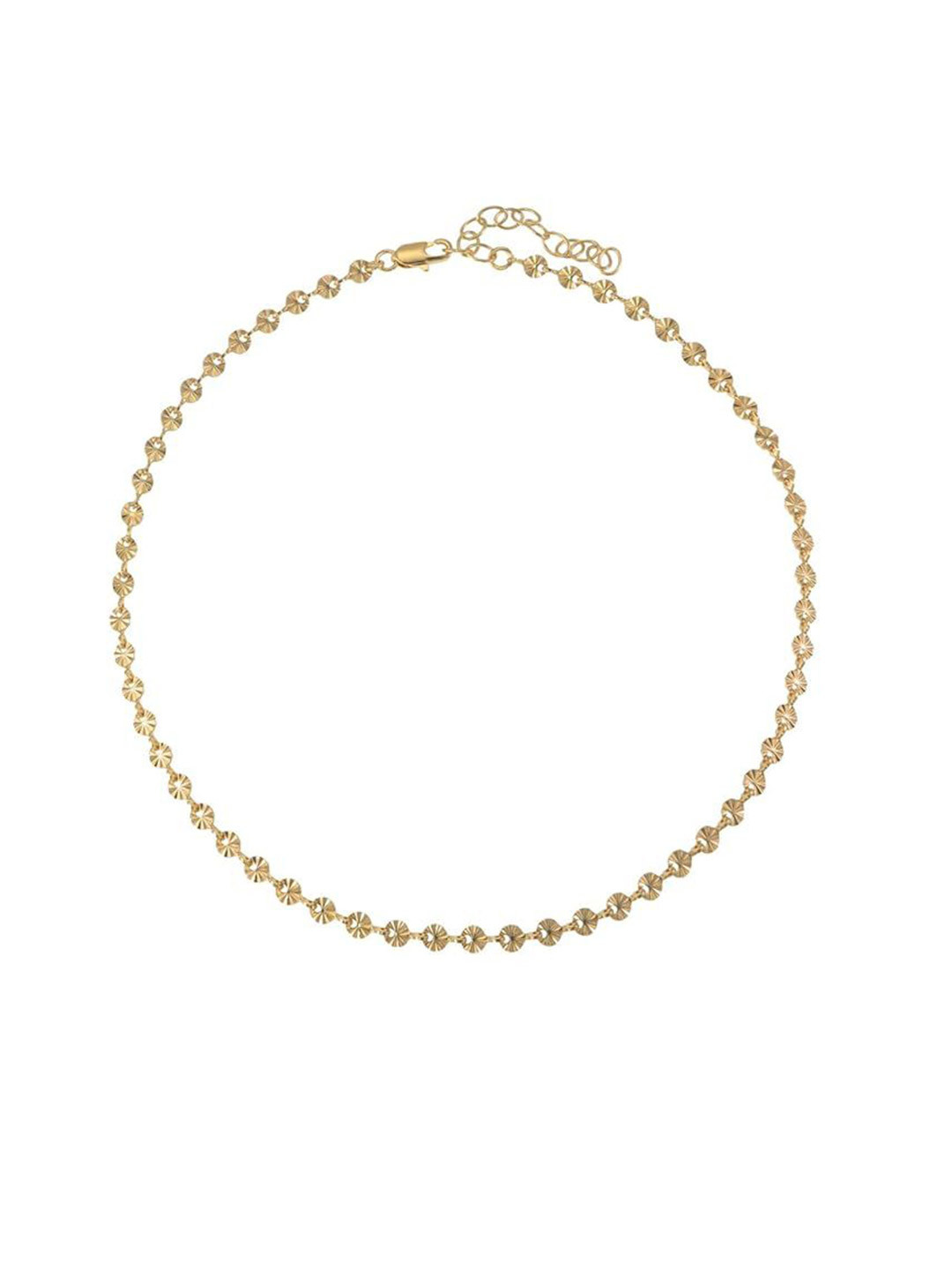 ISHI New York 18K Gold-Plated Sunburst Shimmer Necklace