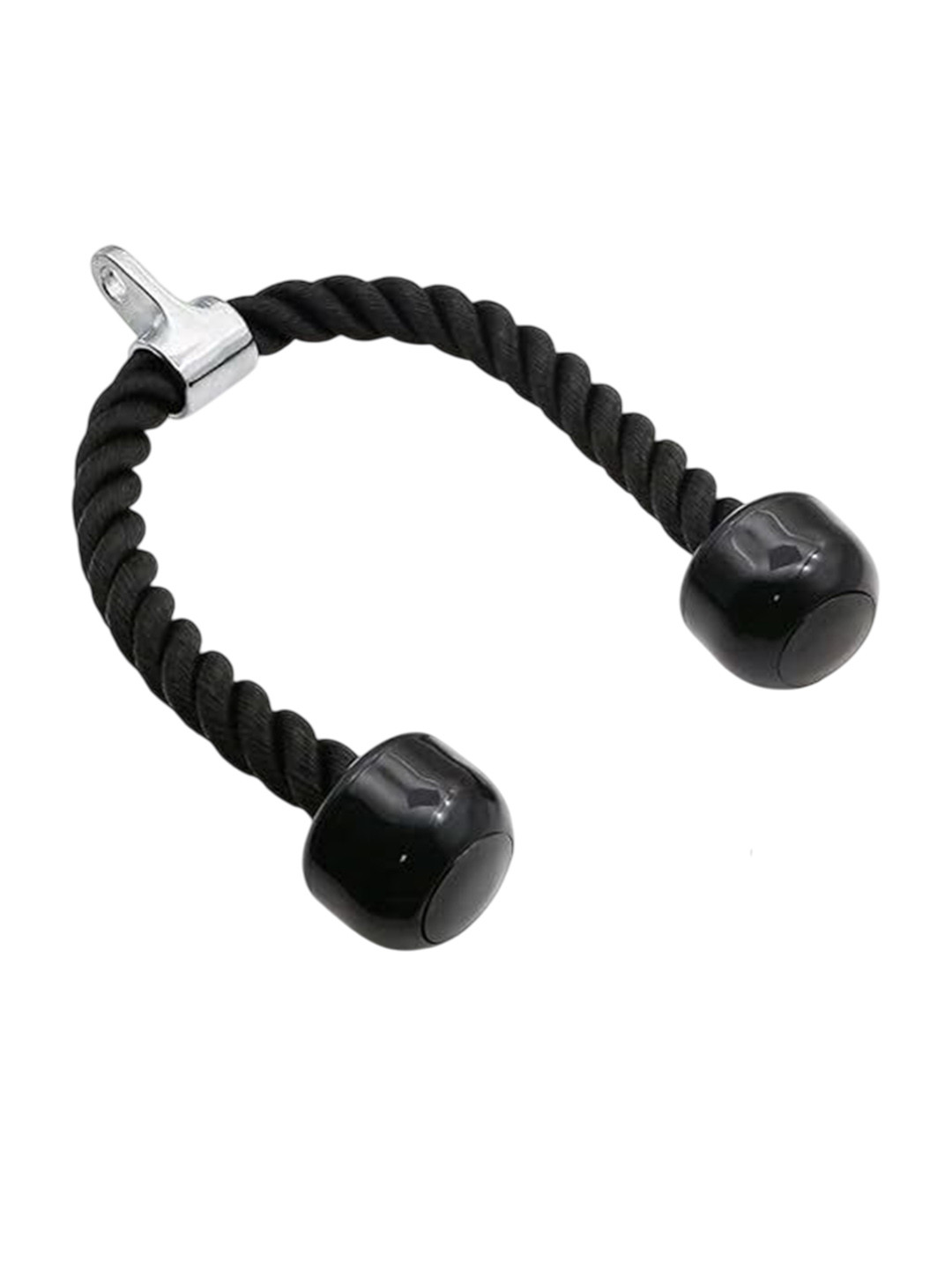 HackerX Men V Triceps Pull Down Braided Rope With Snap Hook