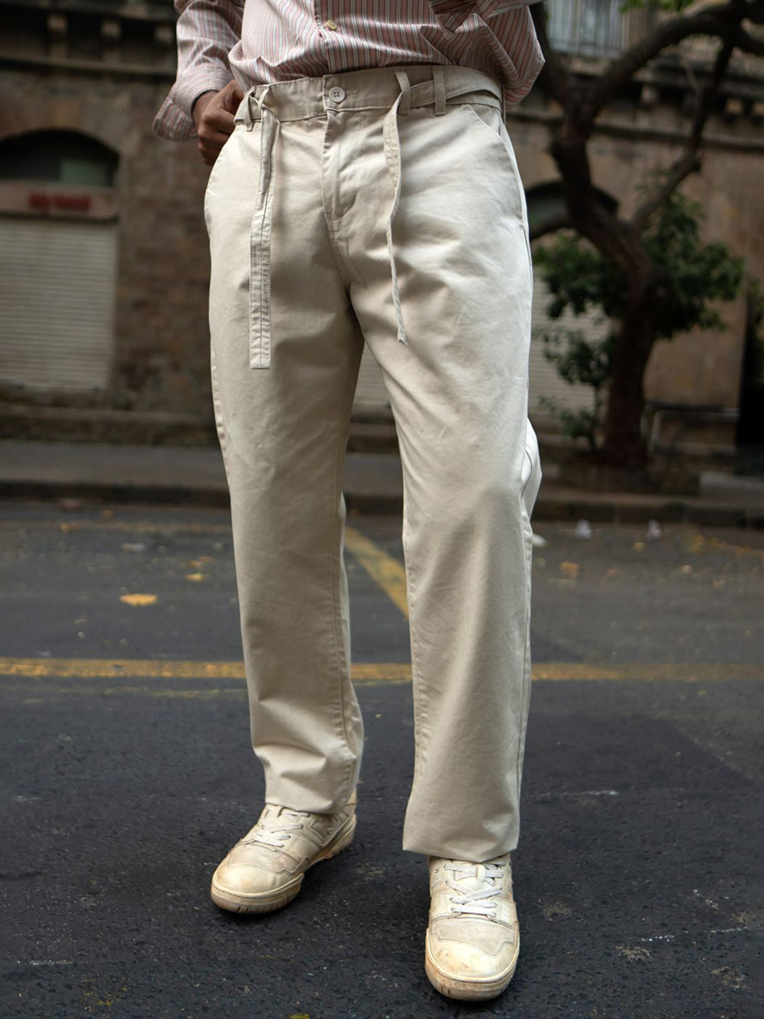 Powerlook Men Regular Fit Cotton Chinos Pants