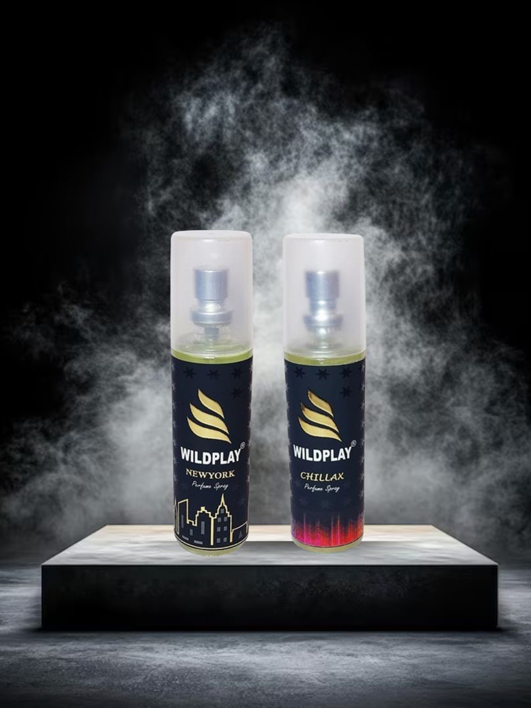 WILDPLAY Set of 2 Chilax & New York Alcohol Free Perfume - 50 ml Each