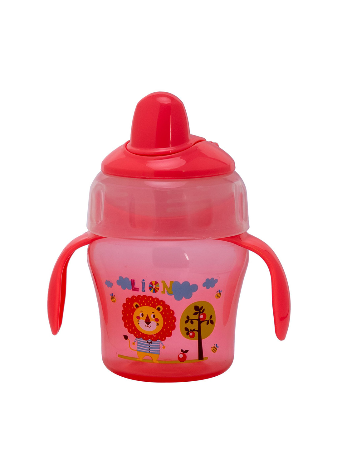 Adore Kids Pink Silicon Spout Baby Sippers with Twin Handle - 120ml