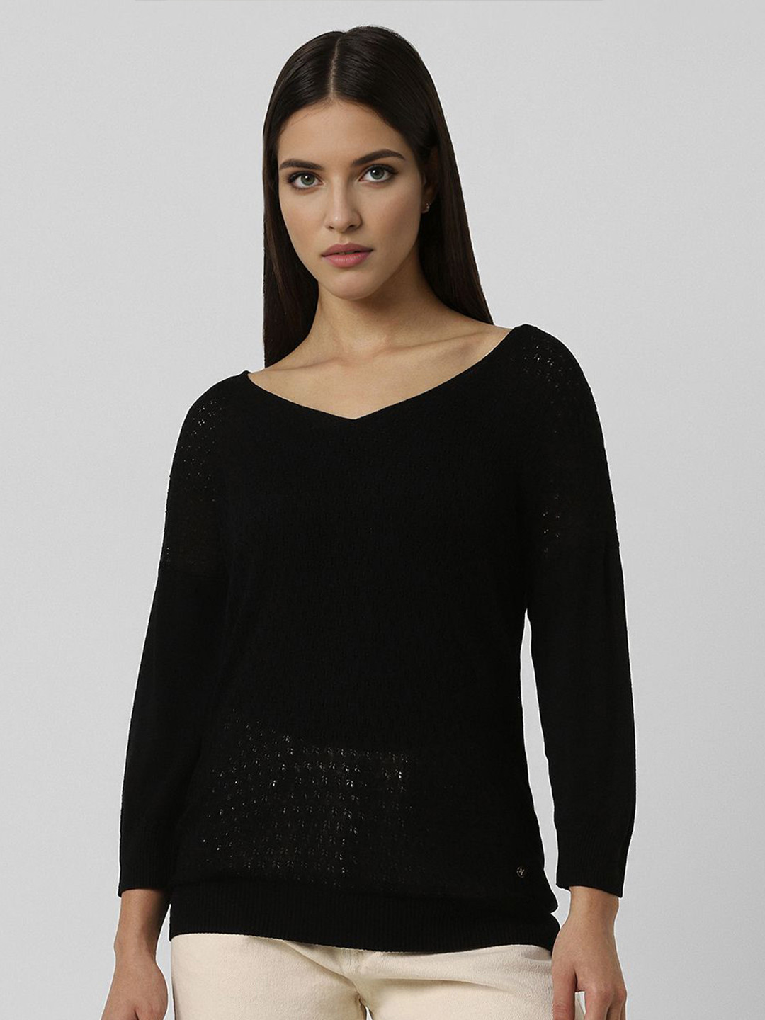 Van Heusen Woman Cable Knit Pullover Sweater