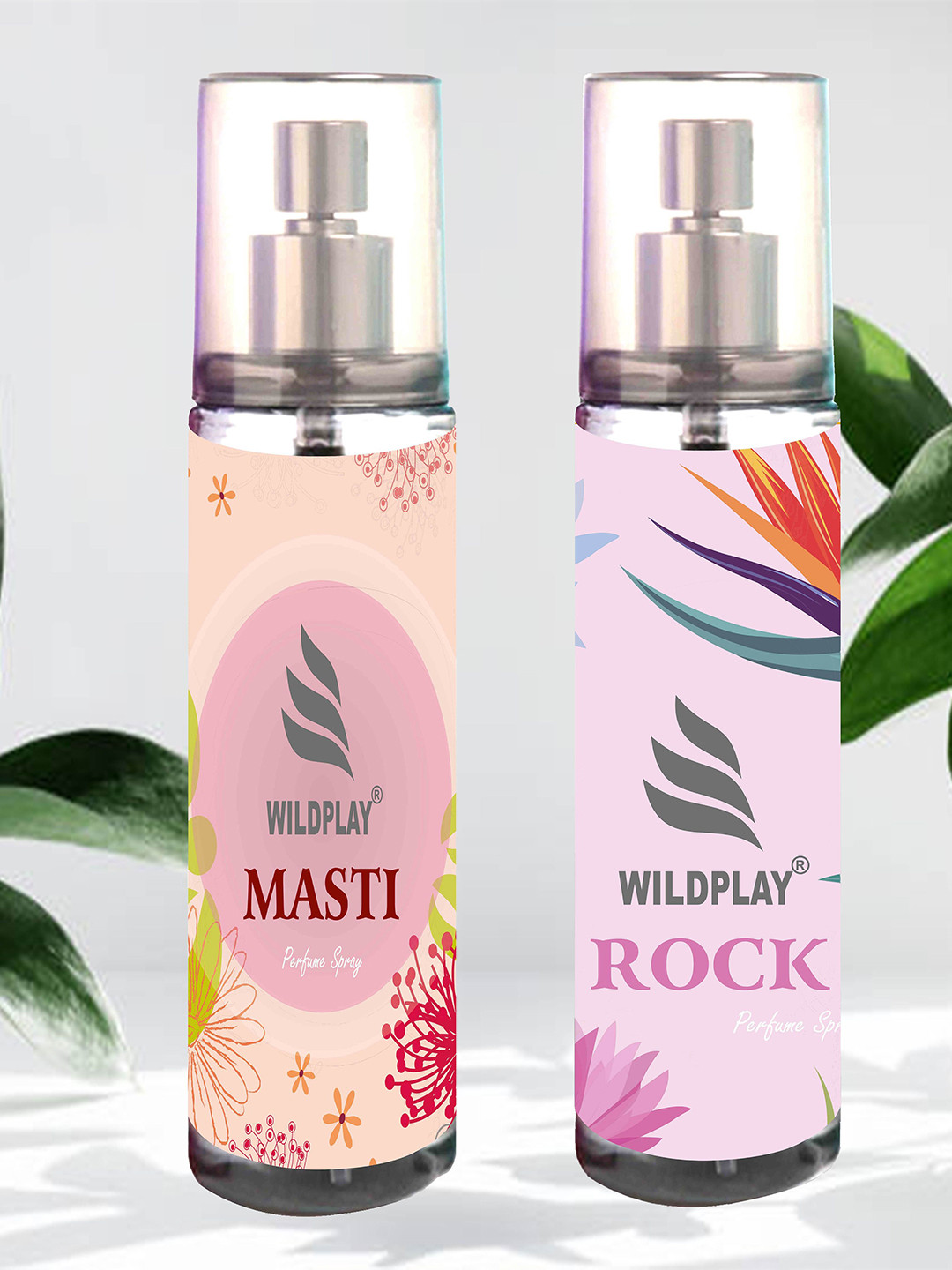 WILDPLAY Set of 2 Rock & Masti Alcohol Free Perfume - 50 ml Each