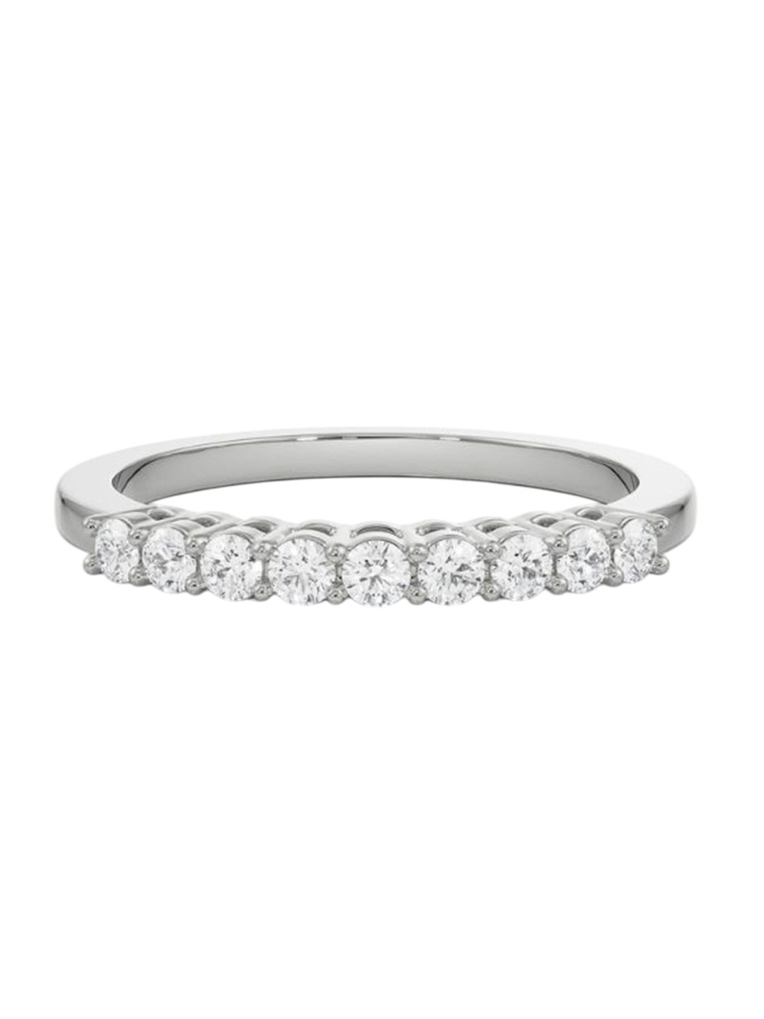 Emori Round Brilliant Lab Diamond Band in 18KT Gold