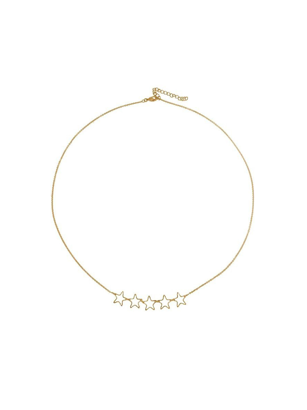 ISHI New York 18K Gold-Plated 5 Star Necklace