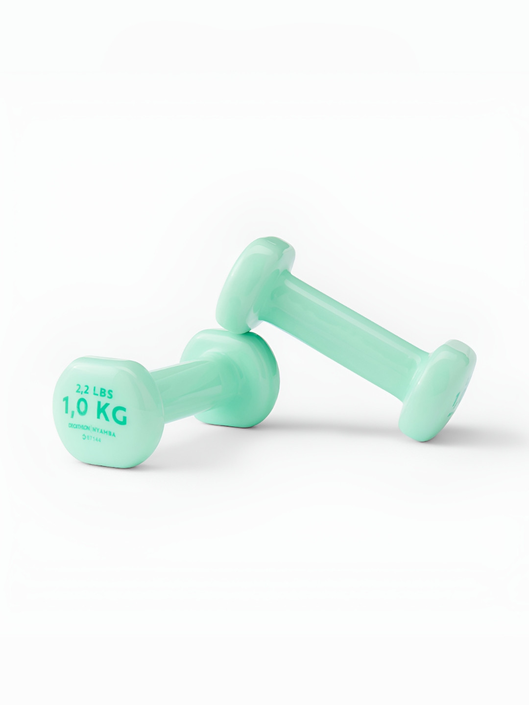 Decathlon DOMYOS 2 Pcs Round Shape Fixed Weight Dumbbells