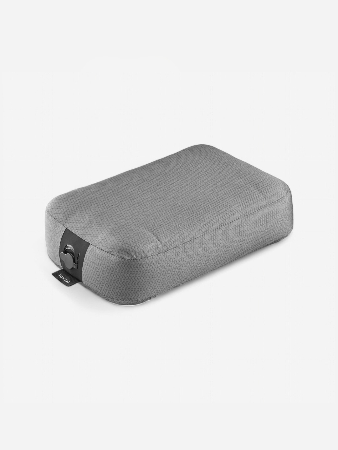 FORCLAZ By Decathlon Grey Solid Polyester Inflatable Medium Sleep Pillow-9 x 34 x 23 cm